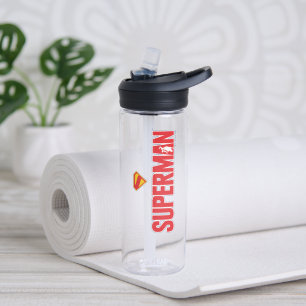 Klassieke Superman Bold Logo Waterfles