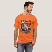 Klassieke T-Rex dinosaurus Halloween T-shirt (Voorkant volledig)