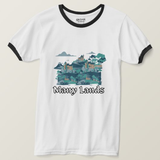 Klassieke T-Shirt Blazing Fox Tree (Design voorkant)