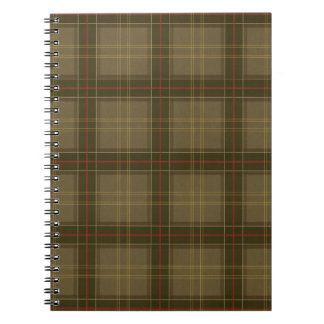 Klassieke Tartan in Tabak Notitieboek
