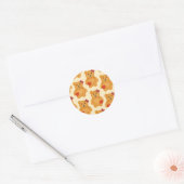 Klassieke Teddy Bear Pattern Sticker (Envelop)