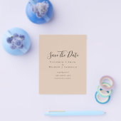 Klassieke TEKST UITSLUITEND Minimalistische BUDGET Flyer (Enkel)