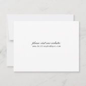 Klassieke Telegram sparen de Datum Save The Date (Achterkant)