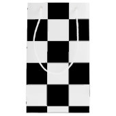 Klassieke test: ik bleed Racing Check Black White Klein Cadeauzakje (Voorkant)