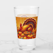 klassieke/ Thanksgiving Turkije Glas (Achterkant)
