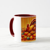 klassieke/ Thanksgiving Turkije Mok (Voorkant links)