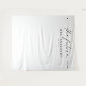 Klassieke The Future Mrs Bruidsfeest Backdrop Wandkleed (Voorkant (horizontaal))