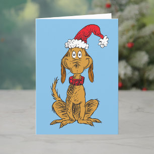 Klassieke The Grinch Max - Kerstmannenhoed Feestdagen Kaart