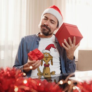 Klassieke The Grinch Max - Kerstmannenhoed Tri-Blend Shirt