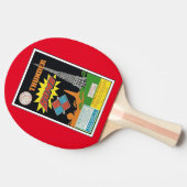 Klassieke Thunder Power Tafeltennisbatje (Zijkant)