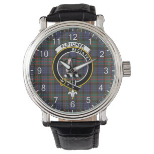 Klassieke tijdloze kanaalvanger van Dunans Tartan Horloge