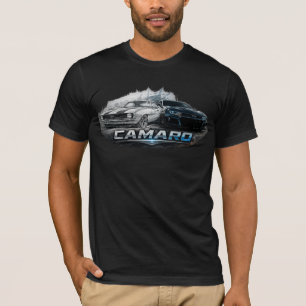 Klassieke tot moderne Camaro-spierauto-evolutie T-shirt