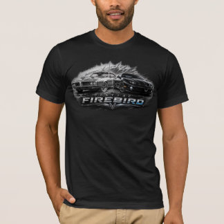 Klassieke tot moderne Firebird-spierauto-evolutie T-shirt