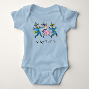 Klassieke 'Tovenaar van Oz', baby 3 van 3 drieling Romper