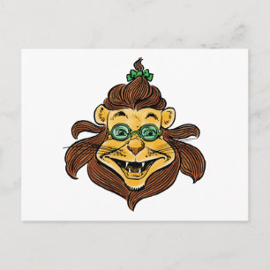 Klassieke tovenaar van Oz, Leeuw draagt een groene Briefkaart