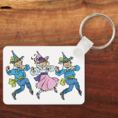 Klassieke Tovenaar van Oz, Schattige Dansende Munc Sleutelhanger (Voorkant)