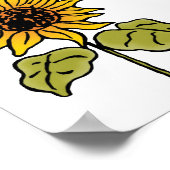 Klassieke Tovenaar van Oz Sprookje Zonnewolf in Bl Poster (Hoek)