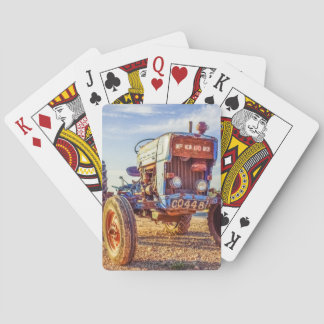 Klassieke Tractor American Made Boerderij Farmer Pokerkaarten