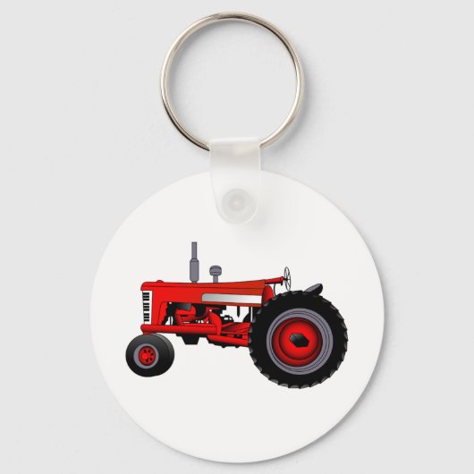 Klassieke tractor sleutelhanger (Voorkant)