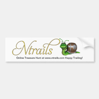 Klassieke trails bumpersticker
