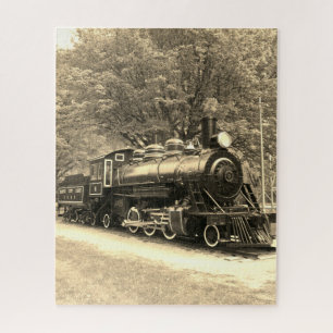 Klassieke trein legpuzzel