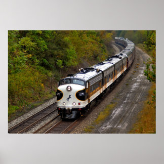 Klassieke trein poster