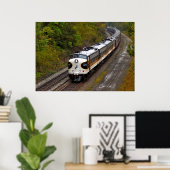 Klassieke trein poster (Thuiskantoor)
