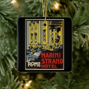Klassieke Trevi Fontein, Marini Strand Hotel, Rome Keramisch Ornament