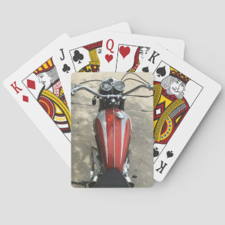 Klassieke triomfspeelkaarten voor motorfietsen pokerkaarten