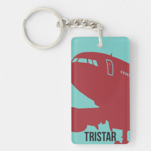 Klassieke Tristar-Airliner-sleutelhanger Sleutelhanger