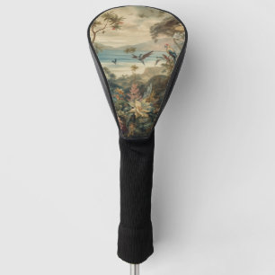 Klassieke Tropische Botanische Paradijs Kunst Golfheadcover