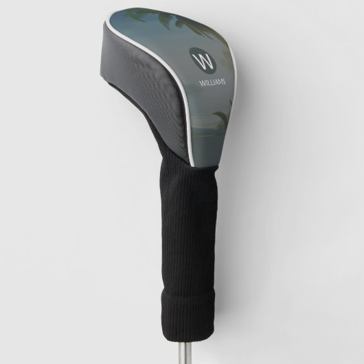 Klassieke Tropische Gepersonaliseerde Golfheadcover (Schuin)