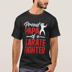 Klassieke trotse papa van een karate papa opa kara t-shirt