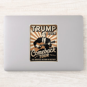 Klassieke TRUMP 2024 Rocks COMEBACK TOUR  Sticker