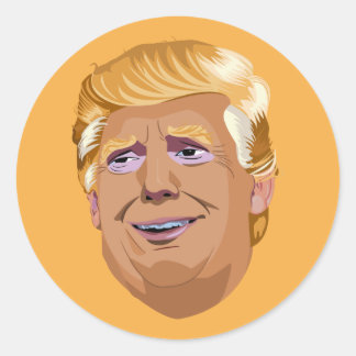 Klassieke Trump Ronde Sticker