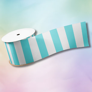  Klassieke turquoise & White Stripes Lint