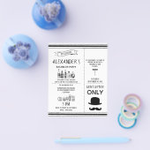 Klassieke uitnodiging aan Bachelor Party. Flyer (Enkel)