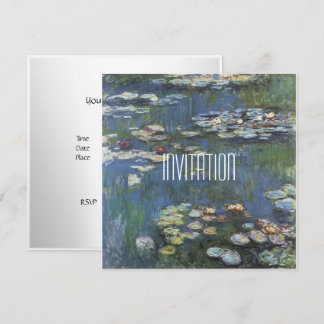 Klassieke uitnodiging Art Monet