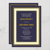 Klassieke uitnodiging tot het indienen van Mannen (Voorkant / Achterkant)