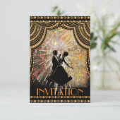 Klassieke uitnodiging van de Partij van de Dans (Staand voorkant)