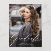 Klassieke uitnodiging voor het Afstuderen van Eleg (Voorkant)