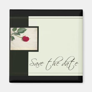 Klassieke uitstraling Save the Date-magneet Magneet