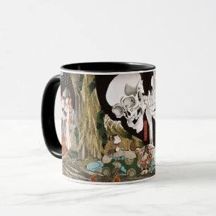 Klassieke Ukiyo-e Kuniyoshi Skelet Spokenkunst Mok
