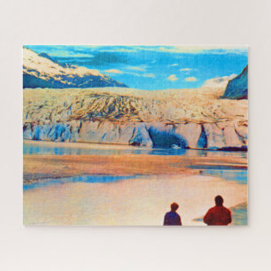 Klassieke USA Alaska Mendenhall gletsjer Juneau Legpuzzel