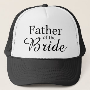 Klassieke vader van de bruid bruiloft script trucker pet