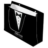 Klassieke vader van de bruid bruiloft Tuxedo Groot Cadeauzakje (Voorkant Gekanteld)