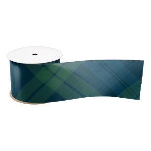 Klassieke vakantie plaid bold marine groene tartan lint