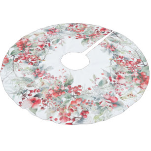 Klassieke vakantiebessen kerstboom rok