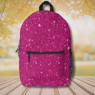 Klassieke Valentijn Trendy Roze Glitter Stijl Bedrukte Rugzak