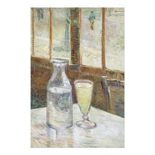 Klassieke Van Gogh Parijs Café Absinthe Kunst Foto Afdruk